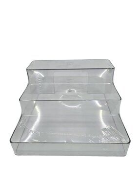 The Home Edit 3-Tier Riser Transparent/Clear Acrylic NEW